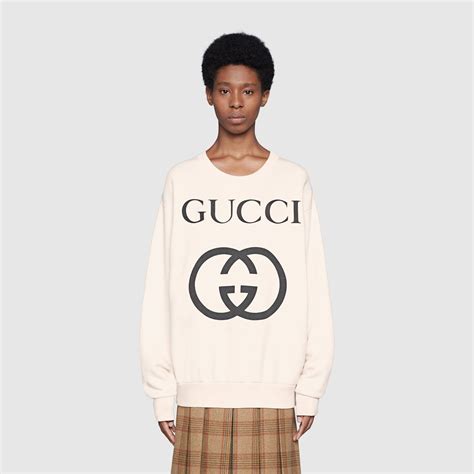 Gucci Heavy Felted Cotton Jersey Sweatshirt 